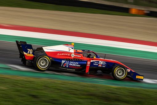 ADAC Team Hansa Fahrer, Tim Tramnitz, mit Bestzeit beim offiziellen Test der Formula Regional in Barcelona
