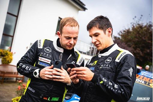 ADAC Team Hansa Fahrer, Lukas Thiele, bei der East Belgian Rally